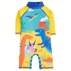 Sale FRUGI Little Sun Dinosaur Striped Safe Suit