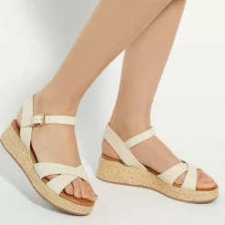 Fashion DUNE LONDON Littleton Raffia Flatform Sandals