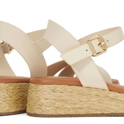 Fashion DUNE LONDON Littleton Raffia Flatform Sandals