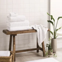 Living Textures Towel White