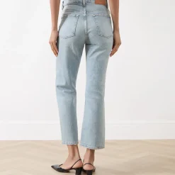 Logan Cropped Stovepipe Jeans