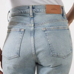 Logan Cropped Stovepipe Jeans