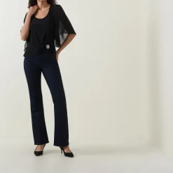 Discount JOSEPH RIBKOFF Logo Bootcut Jeans