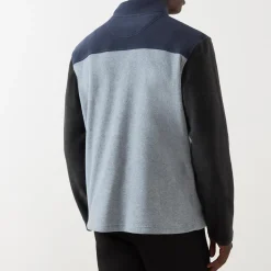 Logo Colour-Blocked Fleece Jacket