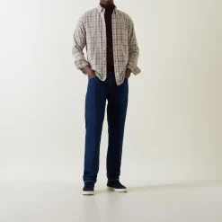 Logo Corduroy Check Shirt