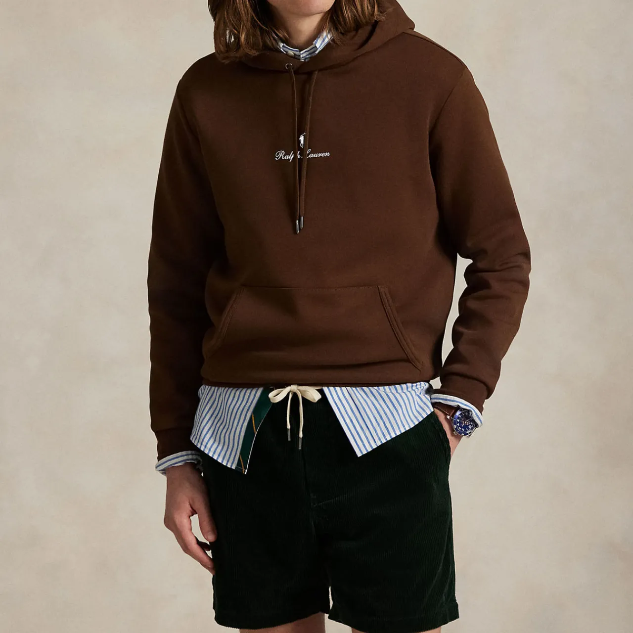 Online POLO RALPH LAUREN Logo Double-Knit Hoodie