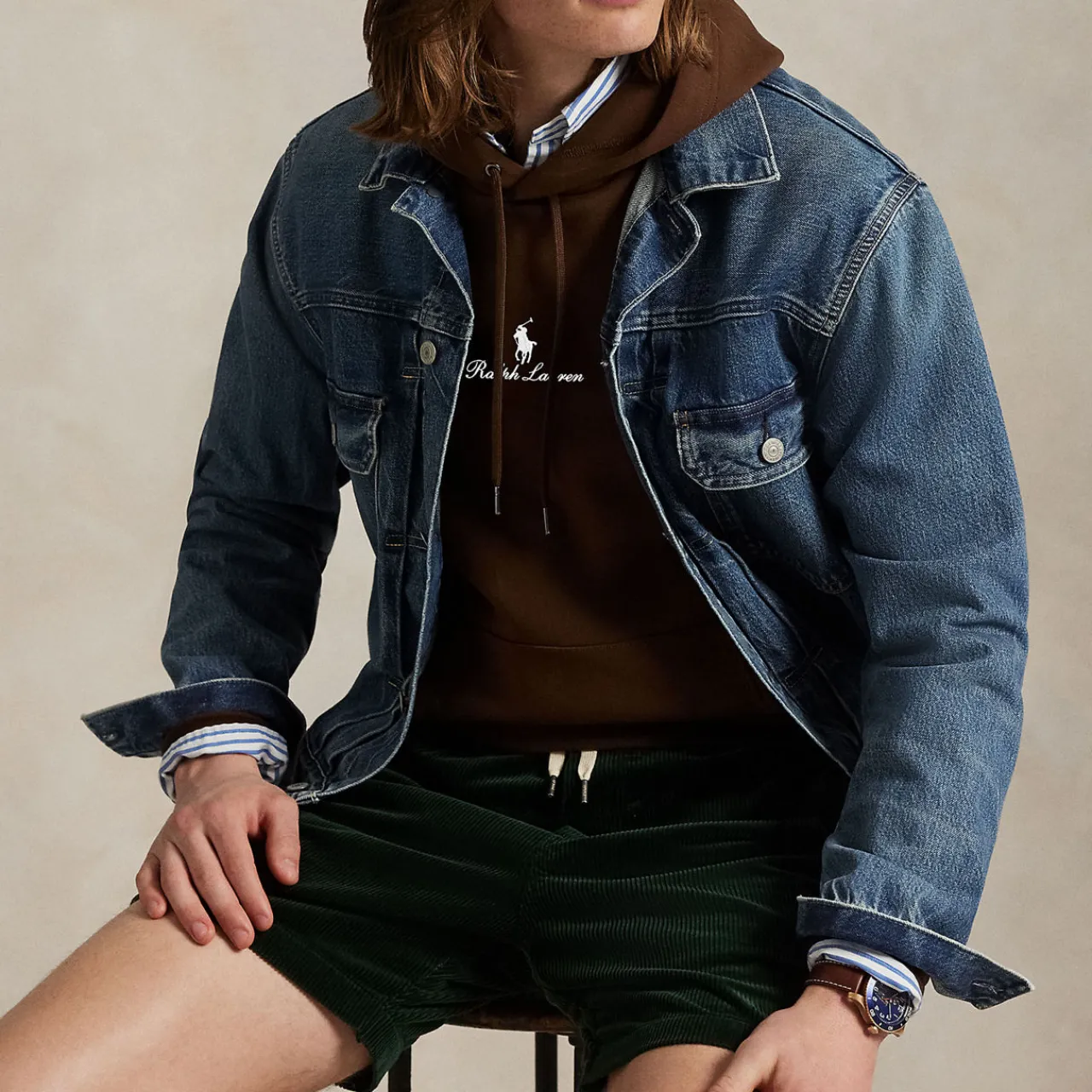 Online POLO RALPH LAUREN Logo Double-Knit Hoodie