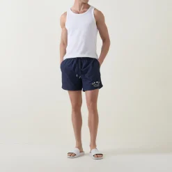 Clearance GANT Logo Flag Drawstring Swim Shorts