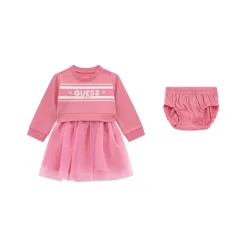 Logo Flared Dress & Bloomers Two-Piece Set