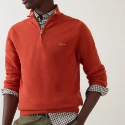 Clearance GANT Logo Half-Zip Sweatshirt