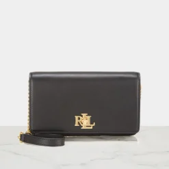 Discount LAUREN Logo Leather Chain Wallet