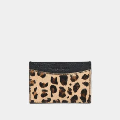 Best WHISTLES Logo Leopard Cardholder
