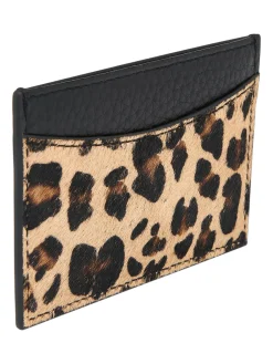 Best WHISTLES Logo Leopard Cardholder