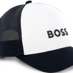 Hot BOSS KIDS Logo Mesh Cap
