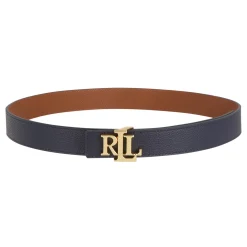 Clearance LAUREN Logo Reversible Leather Belt