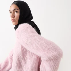 Logo Ribbed Balaclava Hat