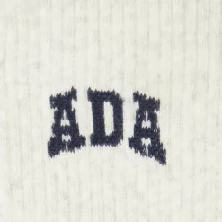 Logo Ribbed Sports Socks