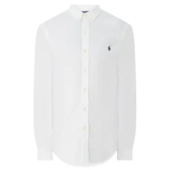 Logo Slim Fit Garment-Dyed Shirt