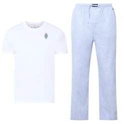 Logo Striped Pyjama Set