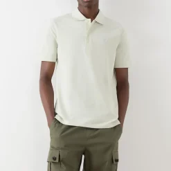 New LYLE & SCOTT Logo Superfine Polo Shirt