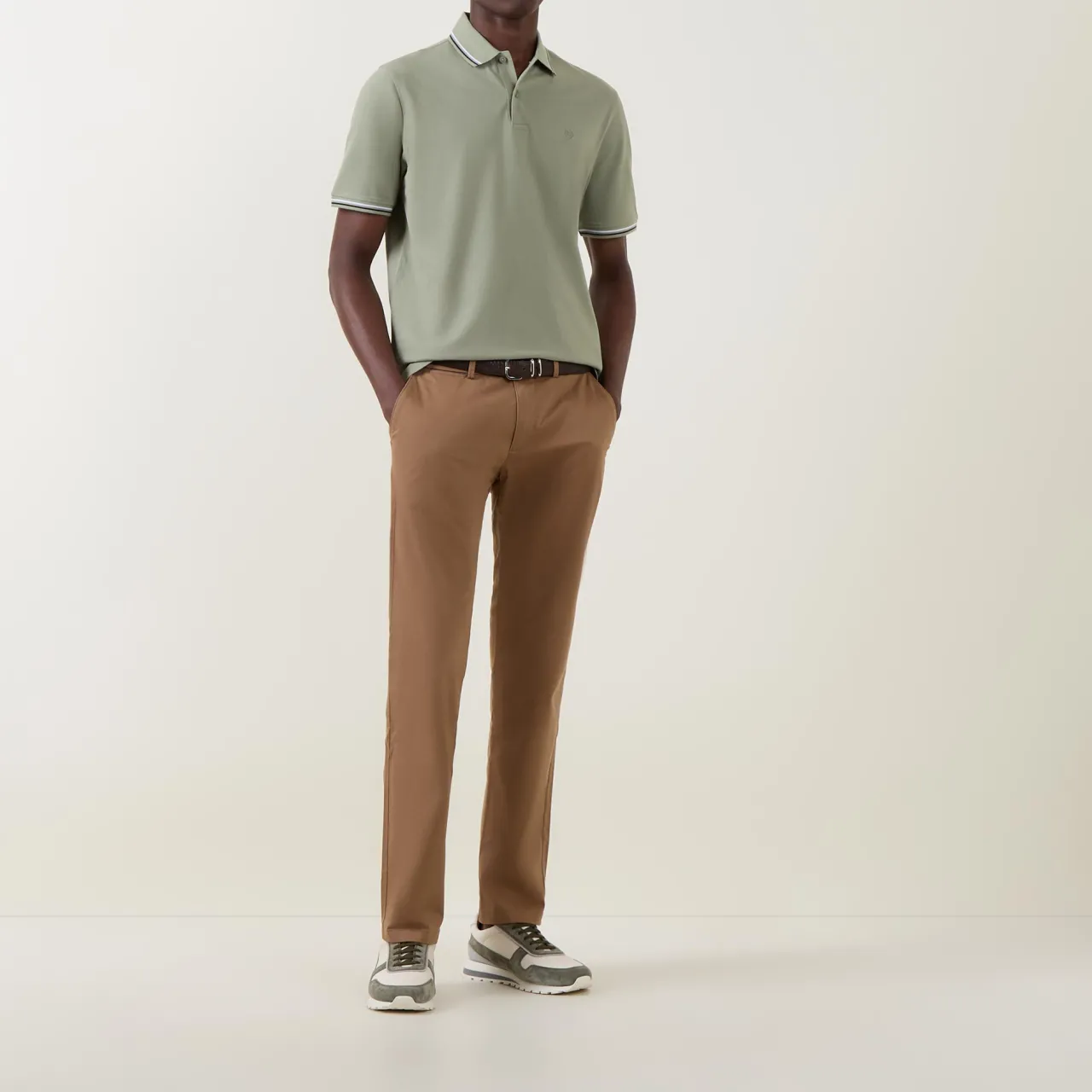 Clearance BUGATTI Logo Tipped Polo Shirt