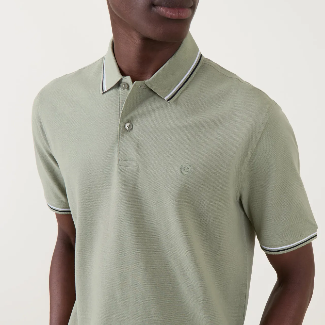 Clearance BUGATTI Logo Tipped Polo Shirt