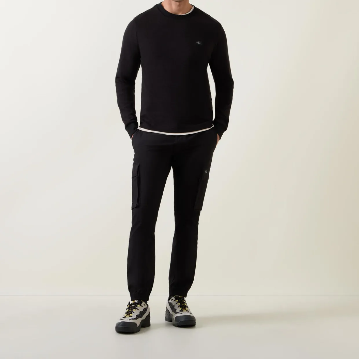 Logo Waffle Sweatshirt