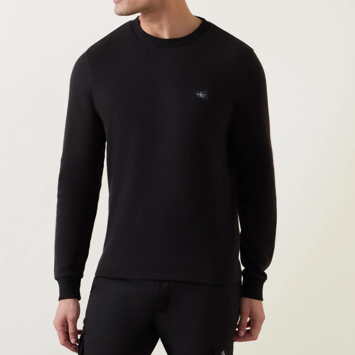 Logo Waffle Sweatshirt