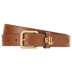 Clearance LAUREN Logo-Keeper Leather Belt