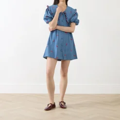 Hot SISTER JANE Lola  Denim Mini Dress