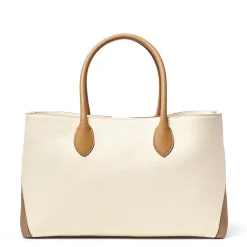London Grained Leather Tote Bag