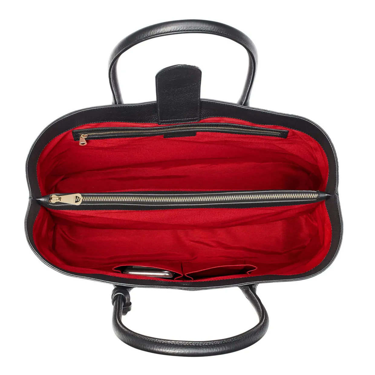 London Grained Leather Tote Bag