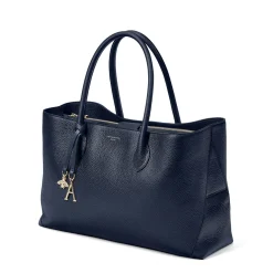 London Grained Leather Tote Bag