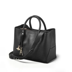 Online ASPINAL OF LONDON London Midi Grained Leather Tote Bag