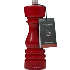 London Pepper Mill Red Gloss 18cm