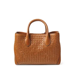 Outlet ASPINAL OF LONDON London Small Woven Leather Tote Bag