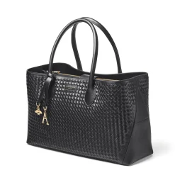 Best ASPINAL OF LONDON London Woven Leather Tote Bag