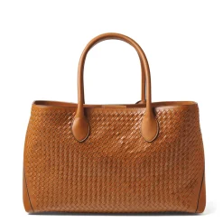 Clearance ASPINAL OF LONDON London Woven Leather Tote Bag