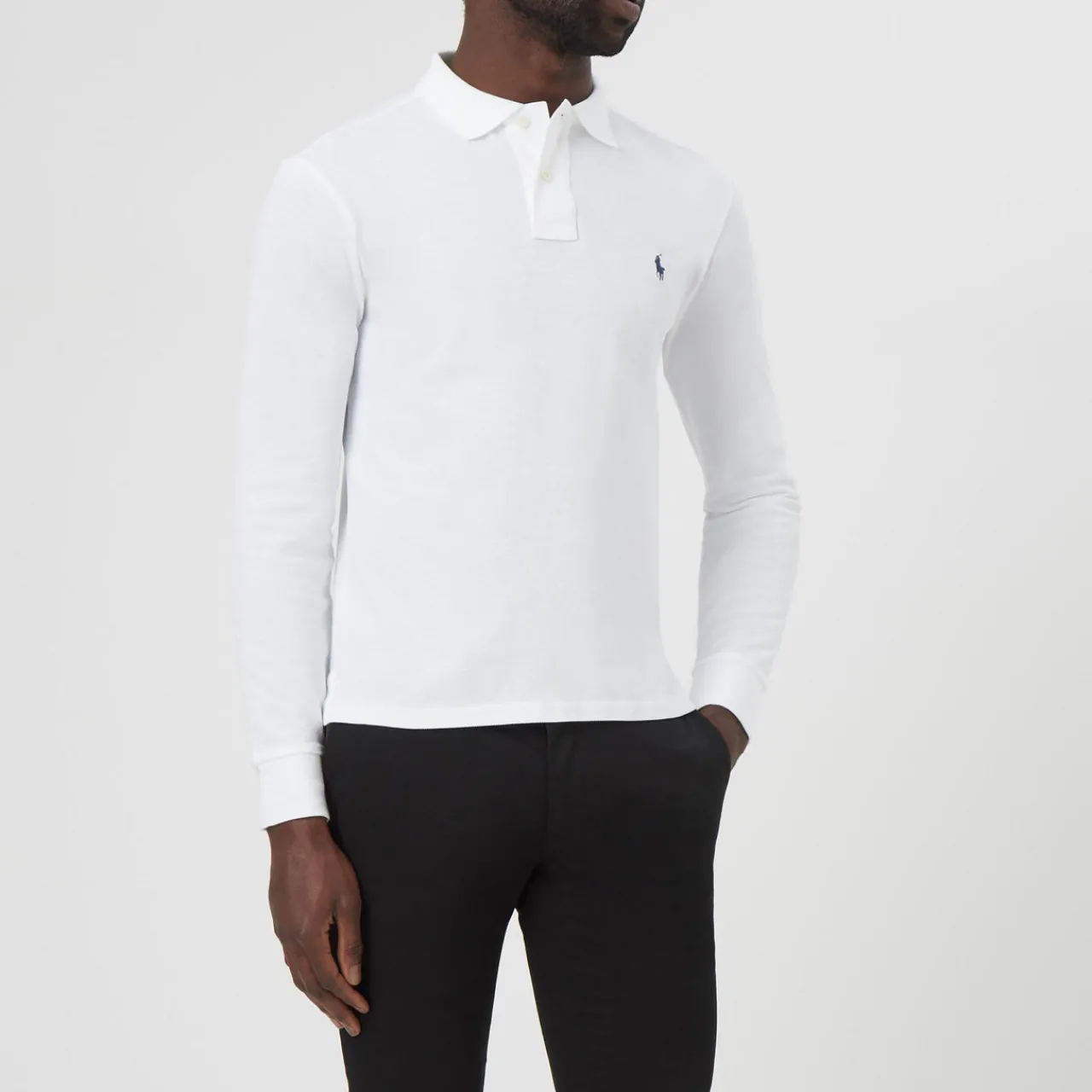 Online POLO RALPH LAUREN Long Sleeve Slim Fit Polo Shirt