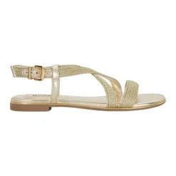 Lope Metallic Flat Sandals