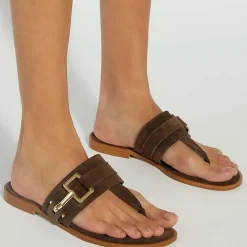 Lotica Buckle Toe Post Sandals