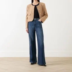 Discount 7 FOR ALL MANKIND Lotta High-Rise Wide-Leg Jeans