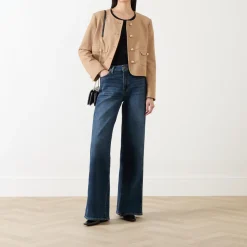 Discount 7 FOR ALL MANKIND Lotta High-Rise Wide-Leg Jeans