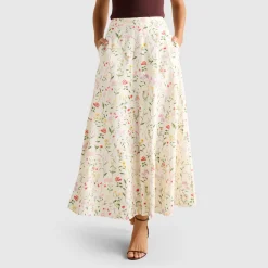 Online FOREVER NEW Louisa Floral Godet Skirt
