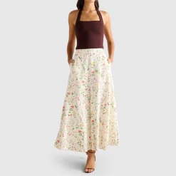 Online FOREVER NEW Louisa Floral Godet Skirt