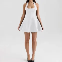 Sale HOUSE OF CB Loulette Halterneck Bow Mini Dress