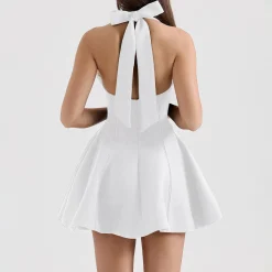 Sale HOUSE OF CB Loulette Halterneck Bow Mini Dress