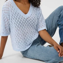 Outlet KAFFE Lourine Openwork Sweater