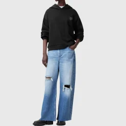 Fashion ALLSAINTS Lover Rihan Embroidered Logo Hoody