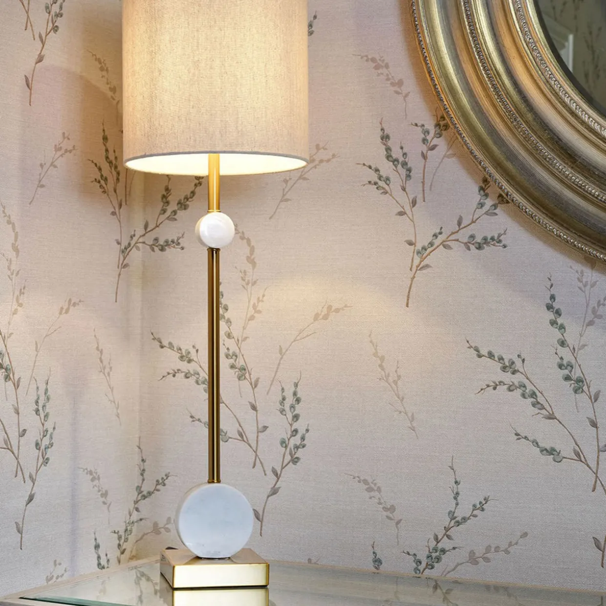 Luanda Marble Detail Table Lamp